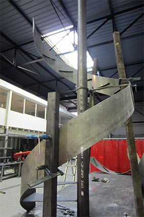 fabricacion de escaleras metalicas de caracol en bilbao bizkaia
